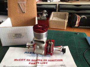 McCoy 60 Series 20 Spark Ignition model aero engine