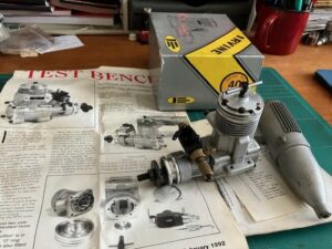 Irvine 40 ABC diesel model aero engine