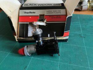 Cox Black Widow 049 Glow model engine