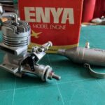 Enya 15 MK IV Glow model aero engine with silencer (New in box)