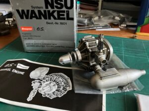 OS NSU Wankel 4.97cc model engine like New in Box