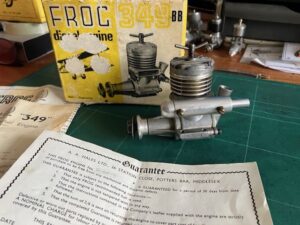Frog 349 BB model diesel engine (1961) All Docs and Silencer