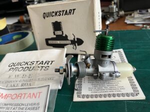 Quickstart Merlin .76cc Green Head diesel model engine (1980) New in Box