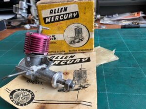 Allen Mercury AM 35 Diesel Model Aero Engine (1955) New in Box